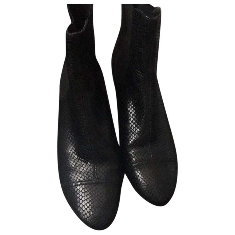 Isabel Marant Python Printed Ankle Boots - image 5